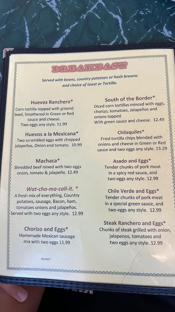 MI CASITA RESTAURANT Menu image 1