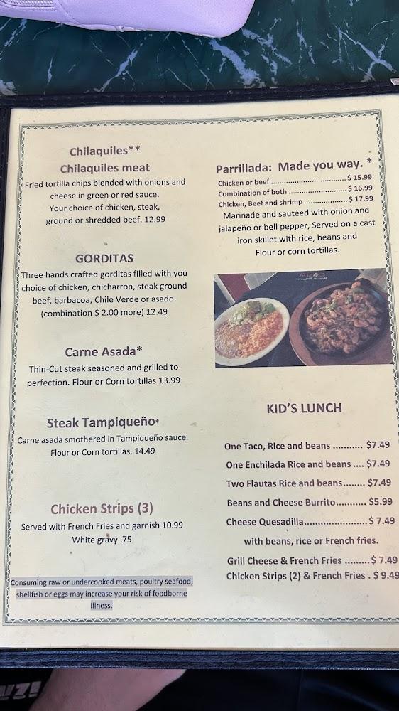 MI CASITA RESTAURANT Menu image 4
